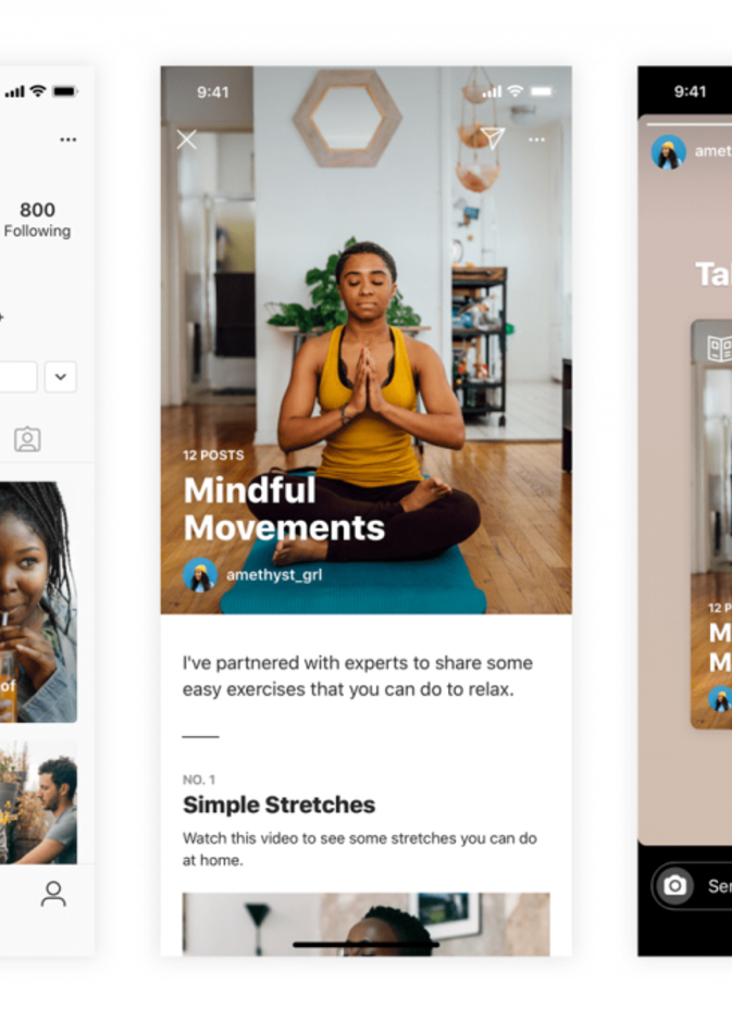 الإرشادات Guides ميزة جديدة على انسقرام Instagram