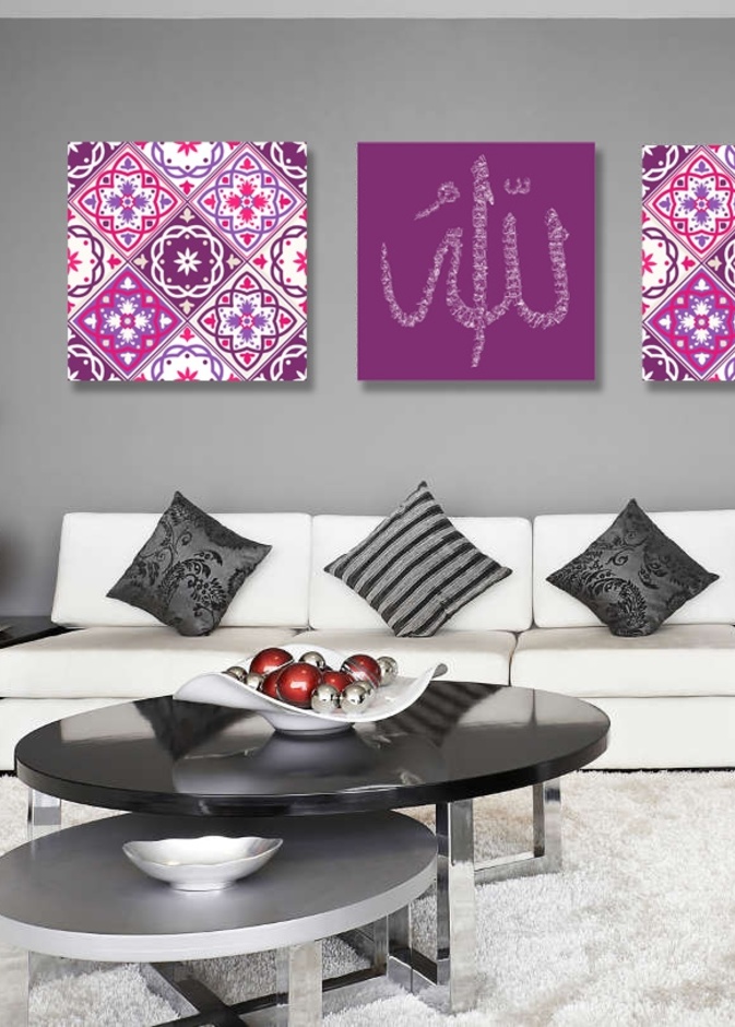 غرفة جلوس بديكورات تناسب شهر رمضان