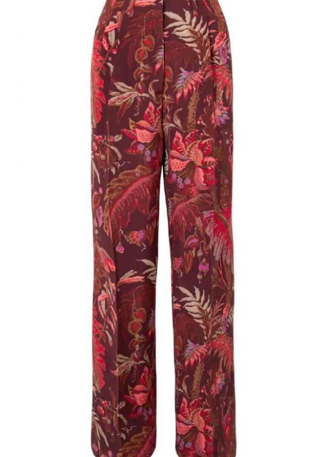 Etro بنطلون قماشي منقش من 