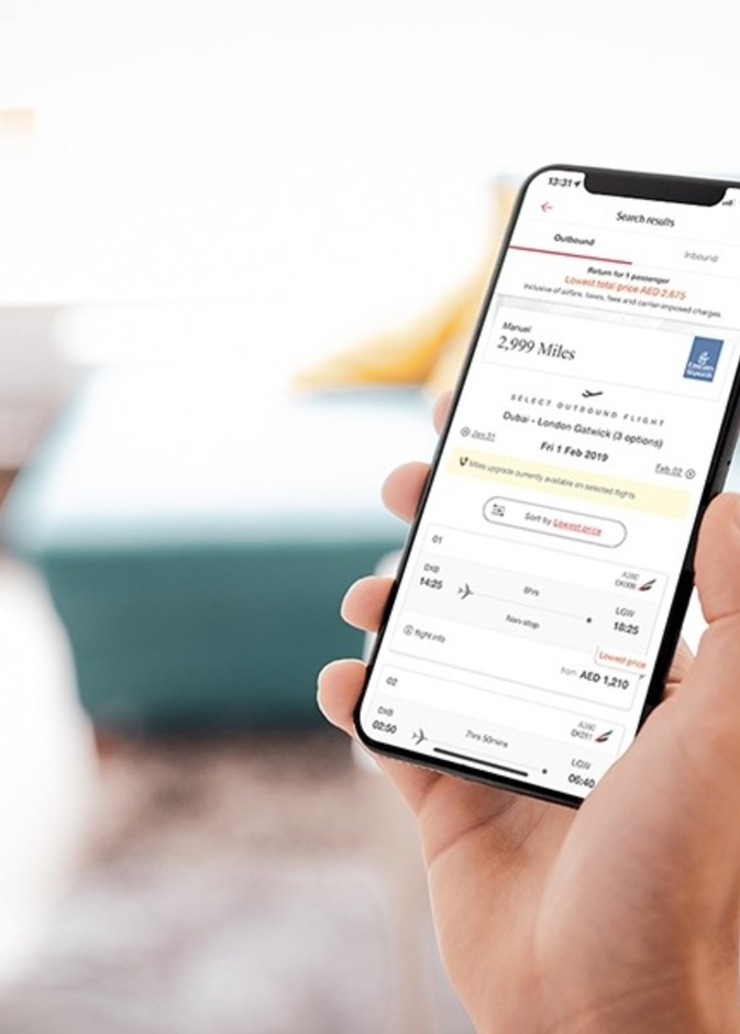 طيران الإمارات تتطلق تطبيقها باللغة العربية