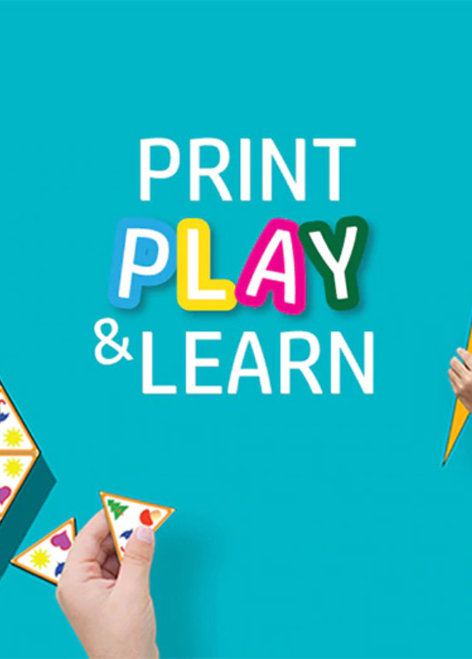 منصة Print, Play & Learn المجانية لدعم التعلم عن بعد