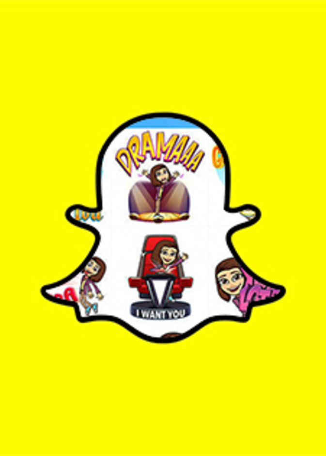 الآن ملصقات Bitmoji متاحة على صور وفيديوهات سناب شات 