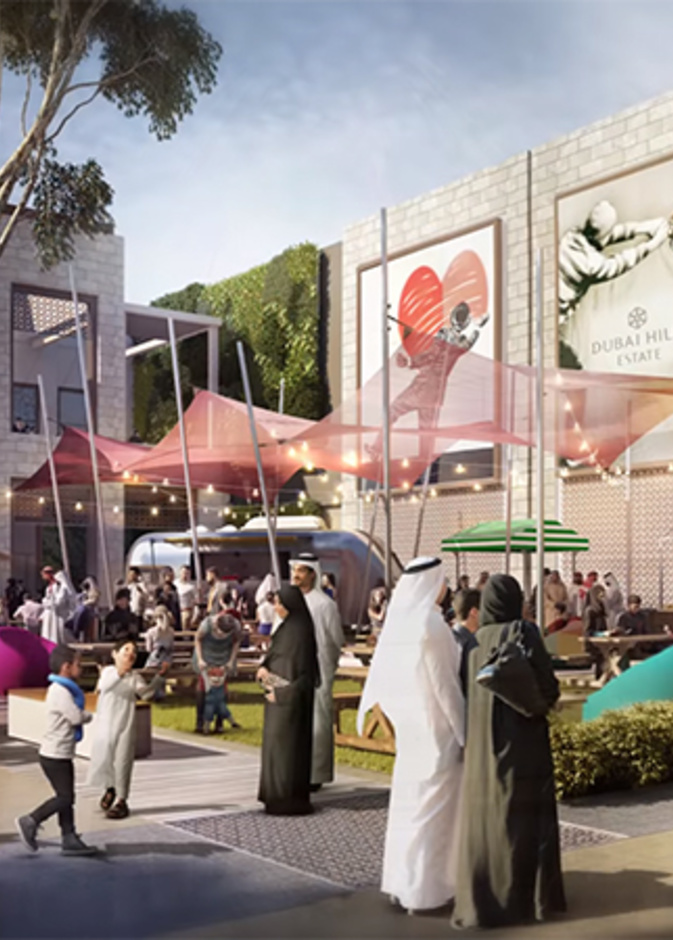 دبي هيلز مول .. منطقة تجارية عائلية جديدة