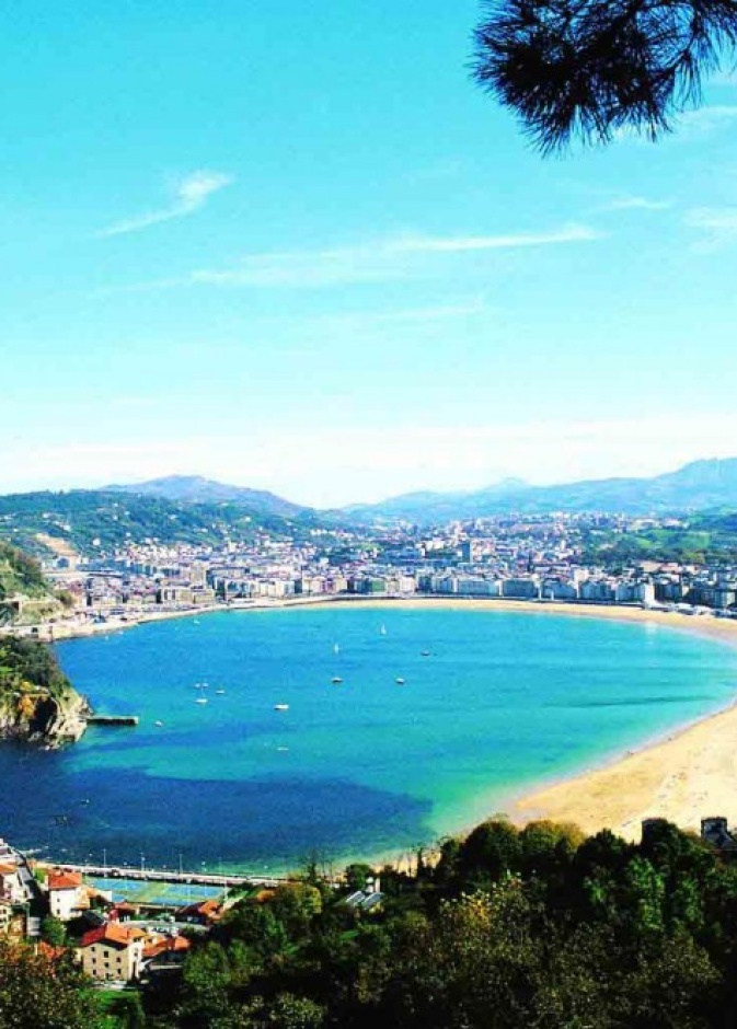 Playa de La Concha, San Sebastian, Spain