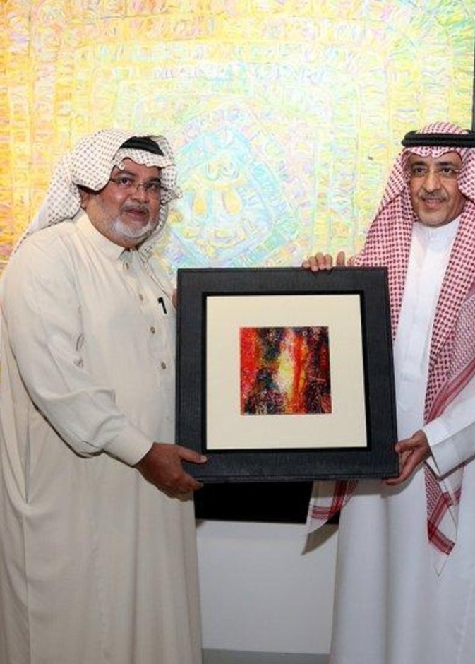 التشكيلي السعودي مع مدير كتارا