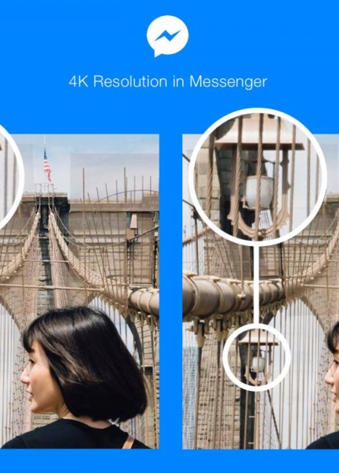 الآن ارسال الصور بدقة 4K في مسنجر الـ فيسبوك