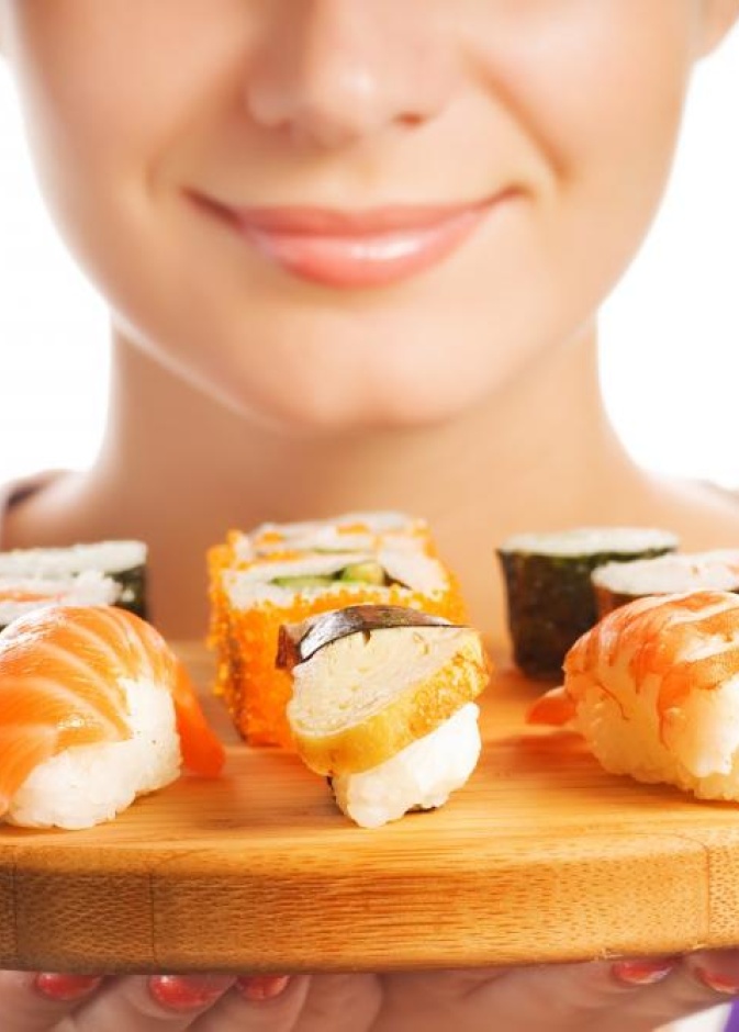 هكذا تجعلين السوشي وجبة صحية وقليلة السعرات الحرارية