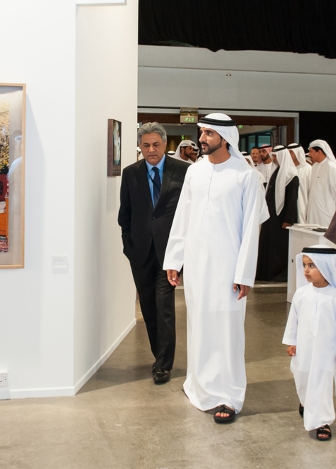 Art Dubai زيارة الشيخ حمد 