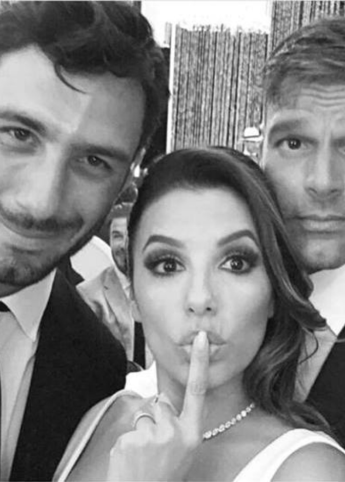 ريكي مارتن في حفل زفاف ايفا لونغوريا