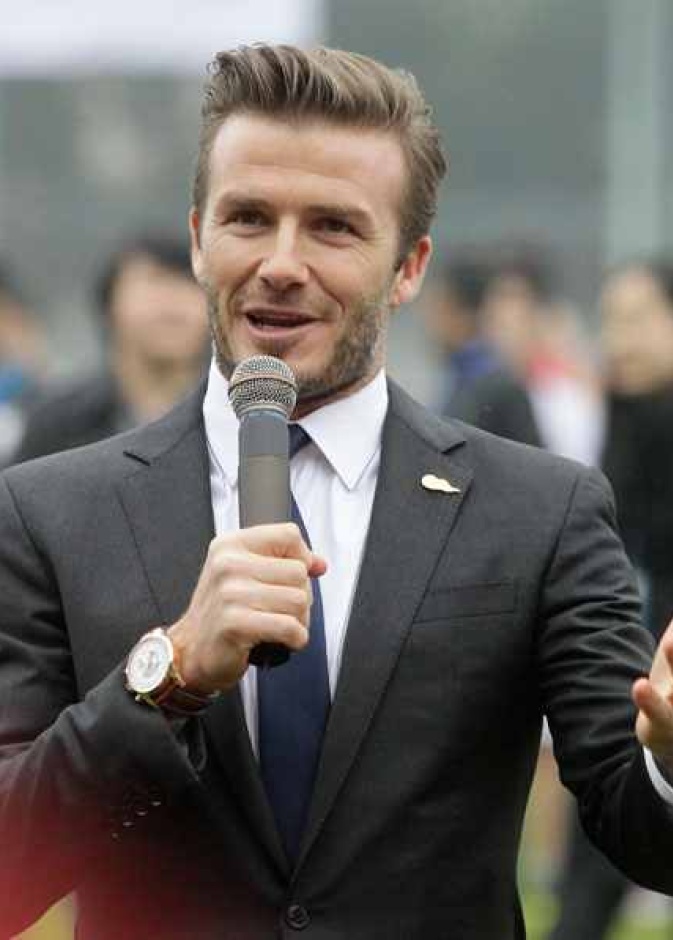 لاعب الكرة ديفيد بيكهام