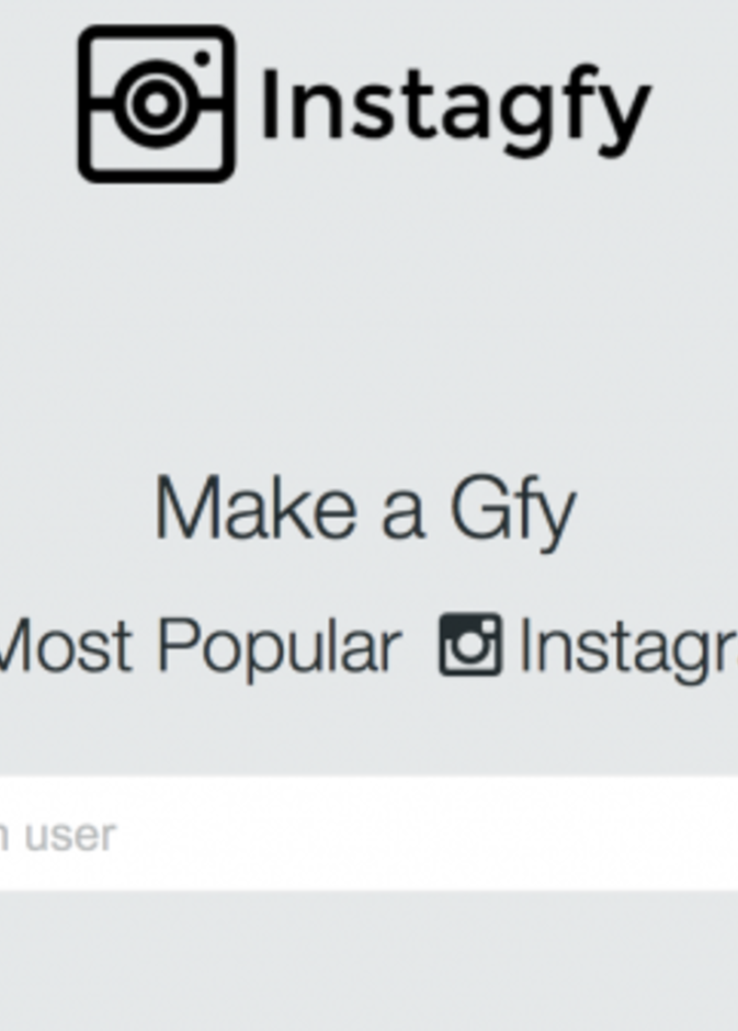 Instagfy موقع لعمل صورة GIF من أبرز صورك على "إنستقرام"