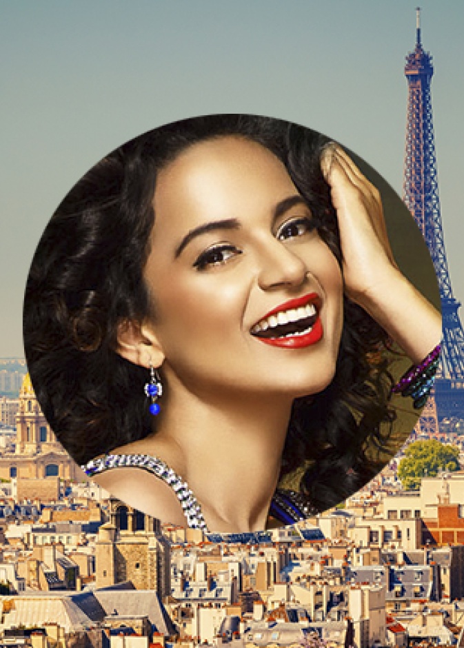 كانجانا رانوت تعشق باريس