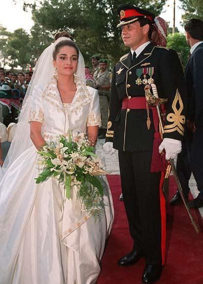 زفاف الملك عبد الله على الملكة رانيا