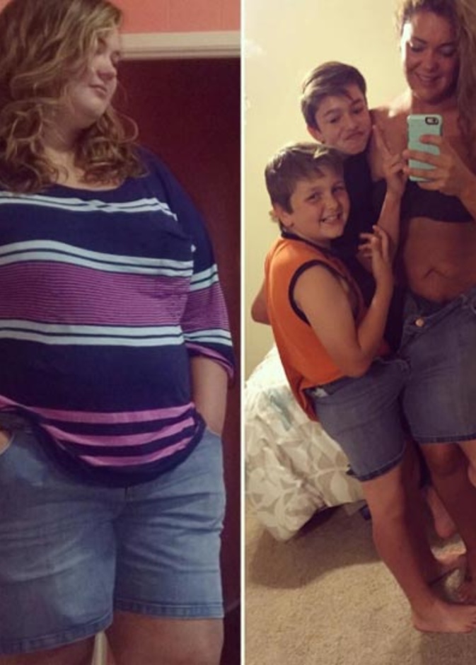 التقطت جوستين مكابي صور سيلفي يومية لها لتحفيزها على خسارة الوزن