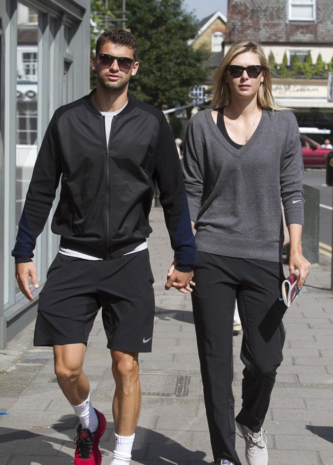 ماريا شارابوفا وصديقها السابق