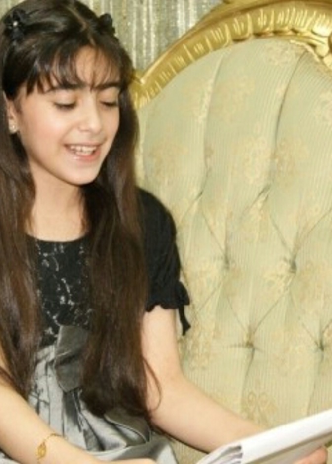 الطفلة السورية طيبة عامر