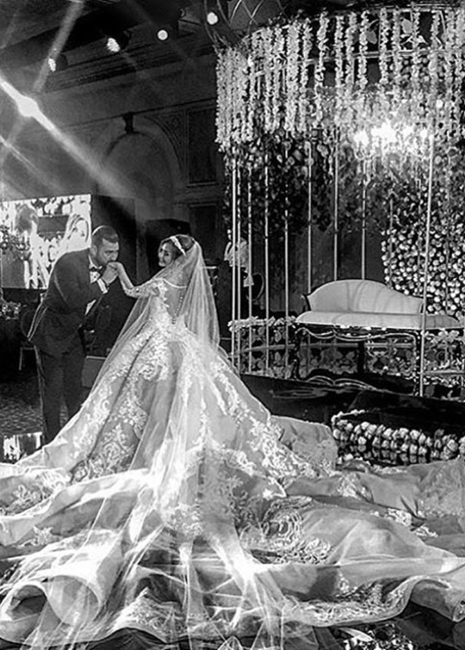 زفاف المصممة العراقية شهد الجميلي