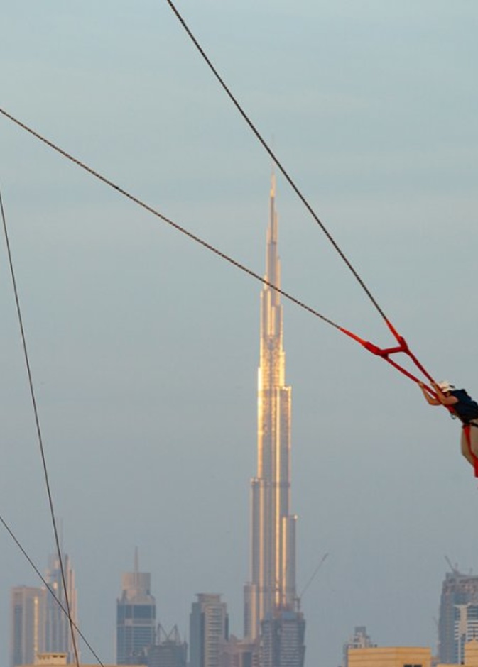 Slingshot لعبة مغامرات جديدة من XDubai في كايت بيتش دبي
