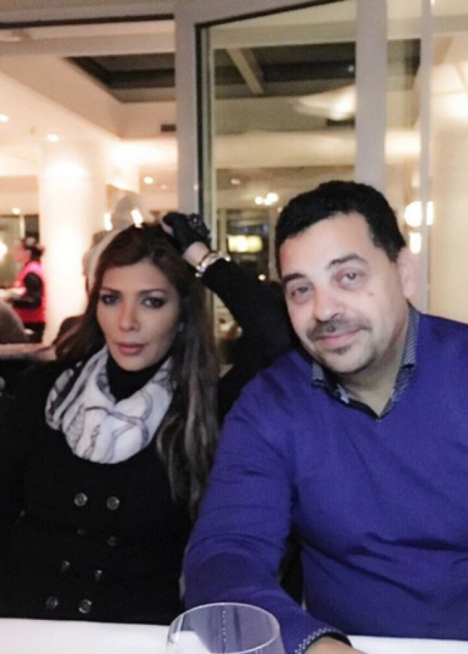 اصالة برفقة زوجها طارق العريان