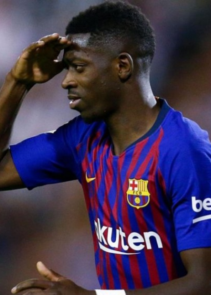  عثمان ديمبلي يسجل هدف برشلونة الوحيد