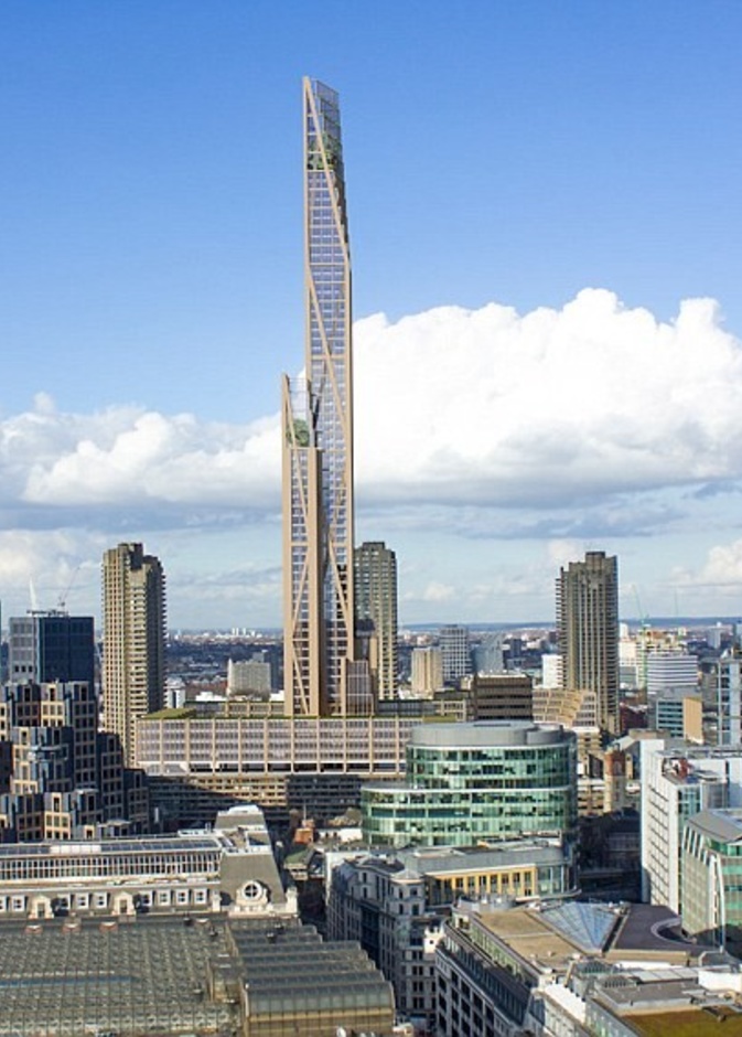 اطول ناطحة سحاب خشبية