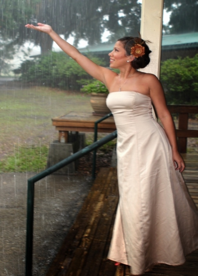 مطر أثناء حفل الزفاف