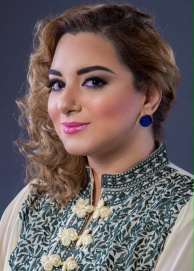 نادين قنبج بمكياج ميرفت بخاري 