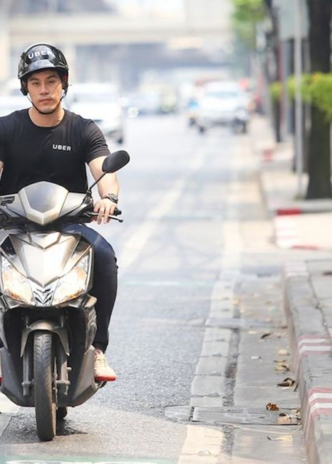 التوصيل عبر الدراجات النارية من أوبر!