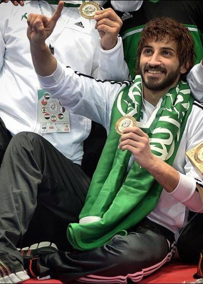 بطل العالم في الكاراتيه