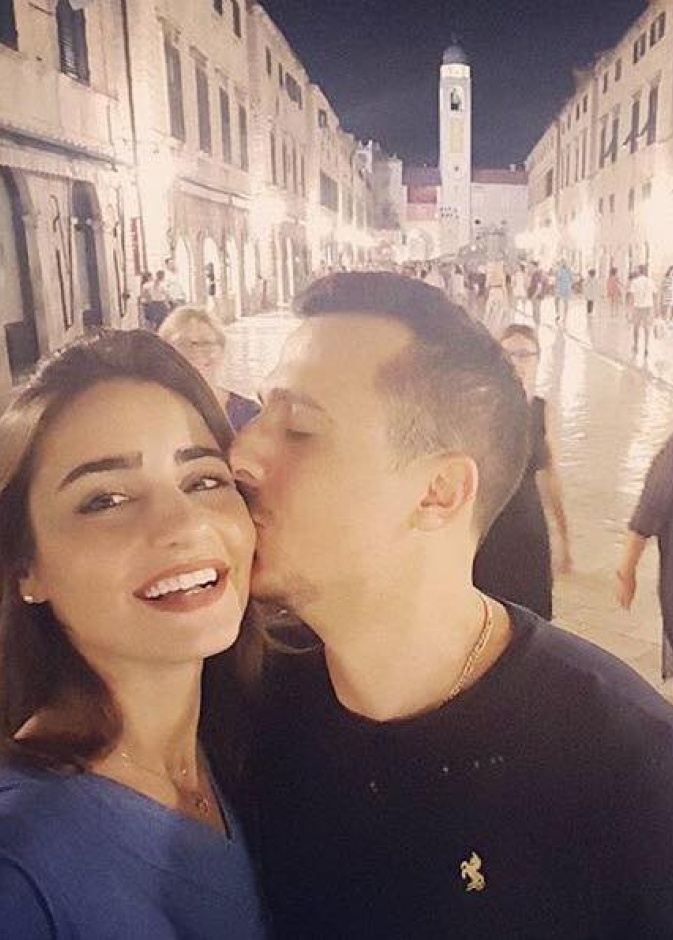 هكذا احتفلت ايميه صياح بعيد ميلاد زوجها في كرواتيا