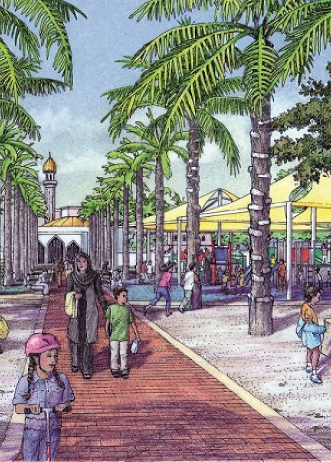 بالصور: مخطط الحي الإماراتي في أبوظبي