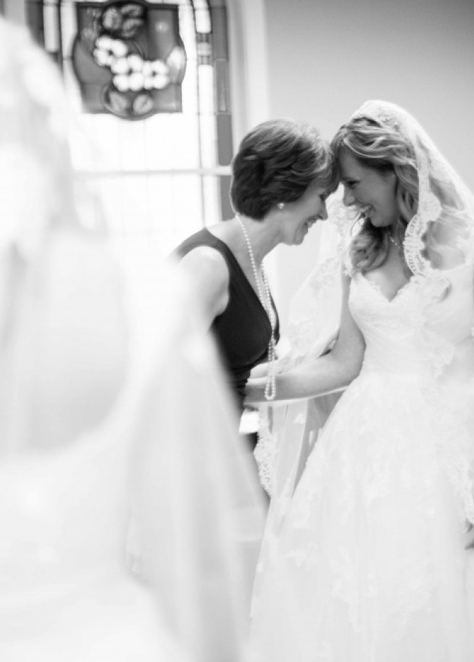 Mom and-Bride Moment