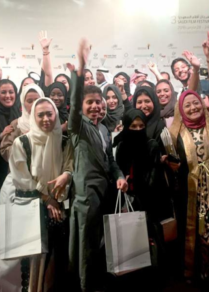الفائزات بمهرجان افلام السعودية