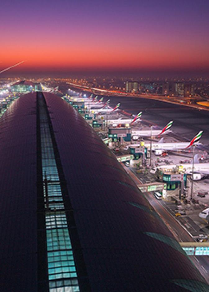 رسم المطارات في دبي .. لتحسين البنية التحتية والتوسعات