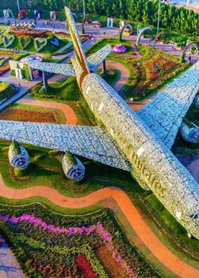 1 نوفمبر 2018 .."دبي ميراكل جاردن"  تفتح أبوابها من جديد