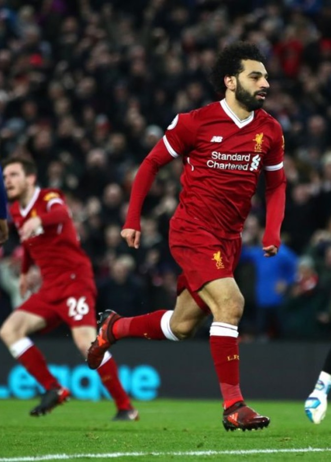 محمد صلاح ينهي 2017 في المركز الثاني لـ هدافي الدوري الإنجليزي