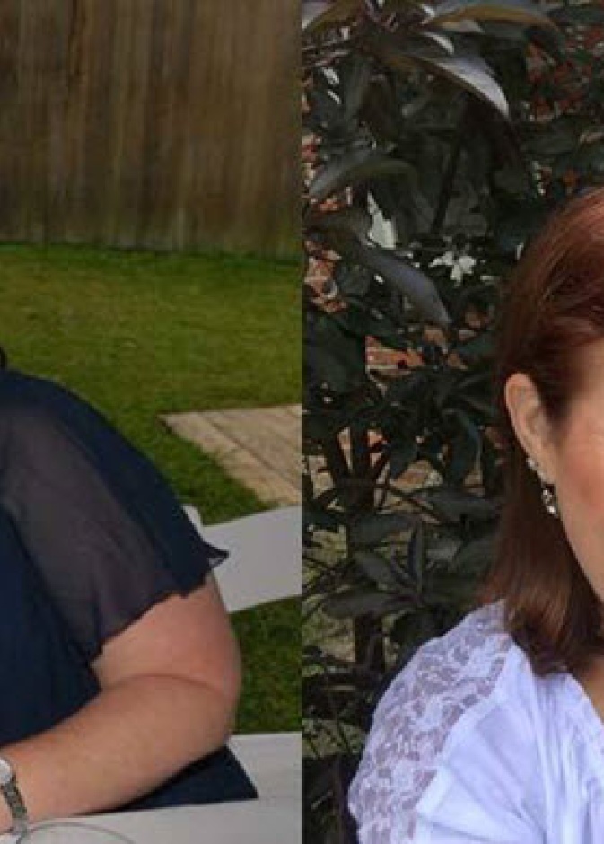 نجحت شيريل في إنقاص 45 كيلوغراماً من وزنها خلال عام