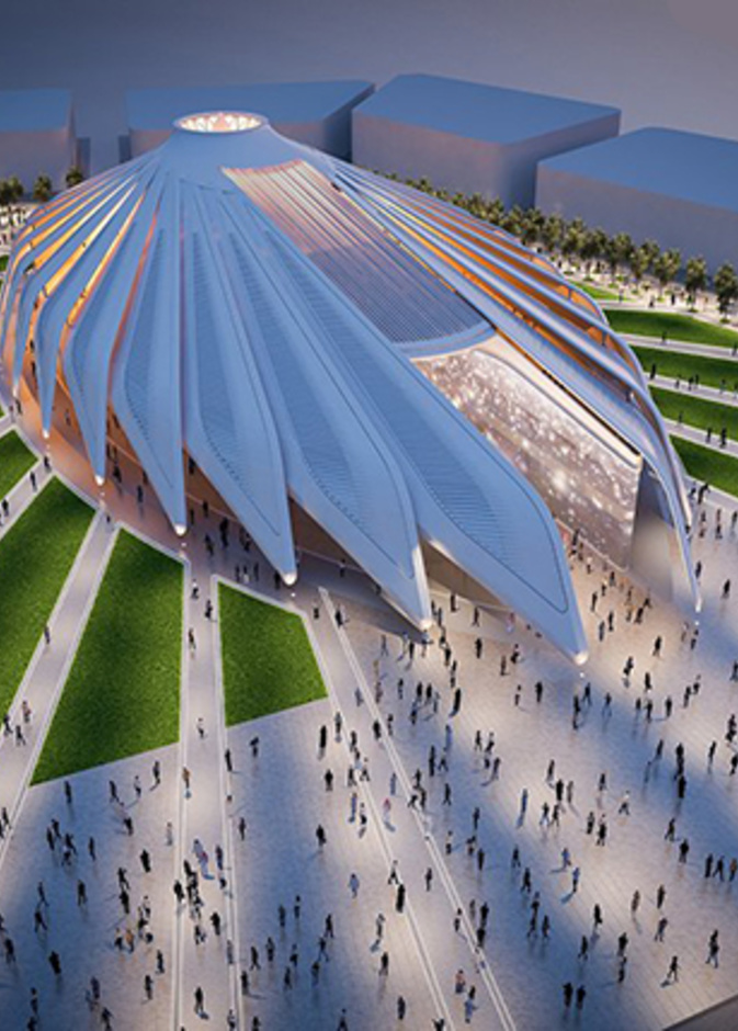 تصميم مذهل لجناح الامارات في اكسبو 2020