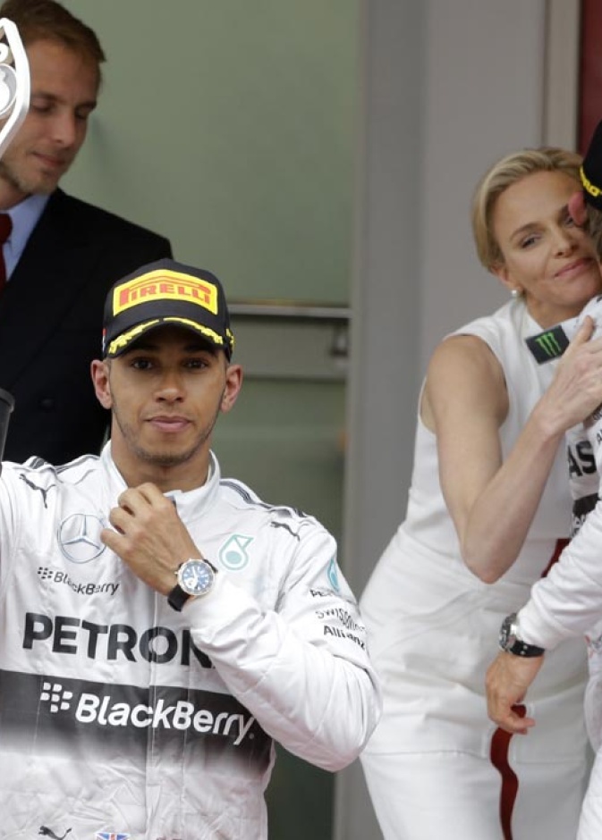 العائلة الملكية بموناكو تحضر سباق Formula 1