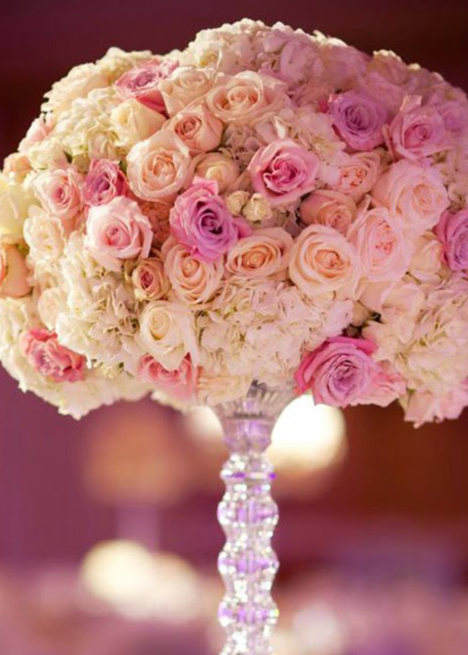 أفكار رائعة لأجمل تصاميم باقات الطاولات