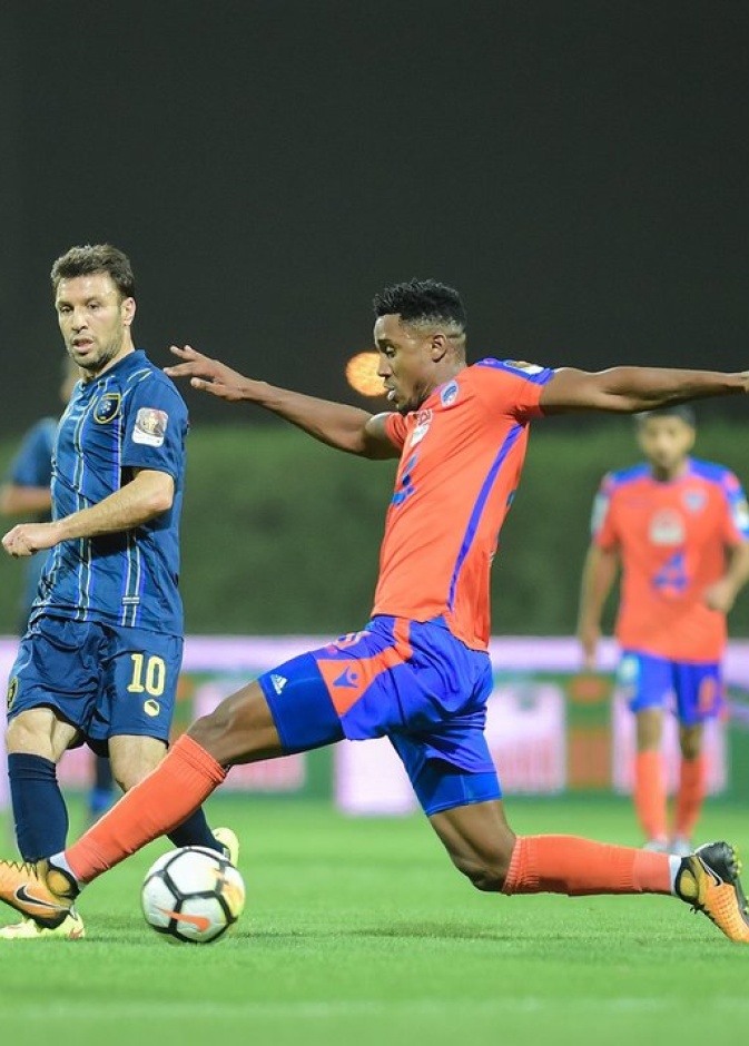 فاز الفيحاء على التعاون بهدف نظيف