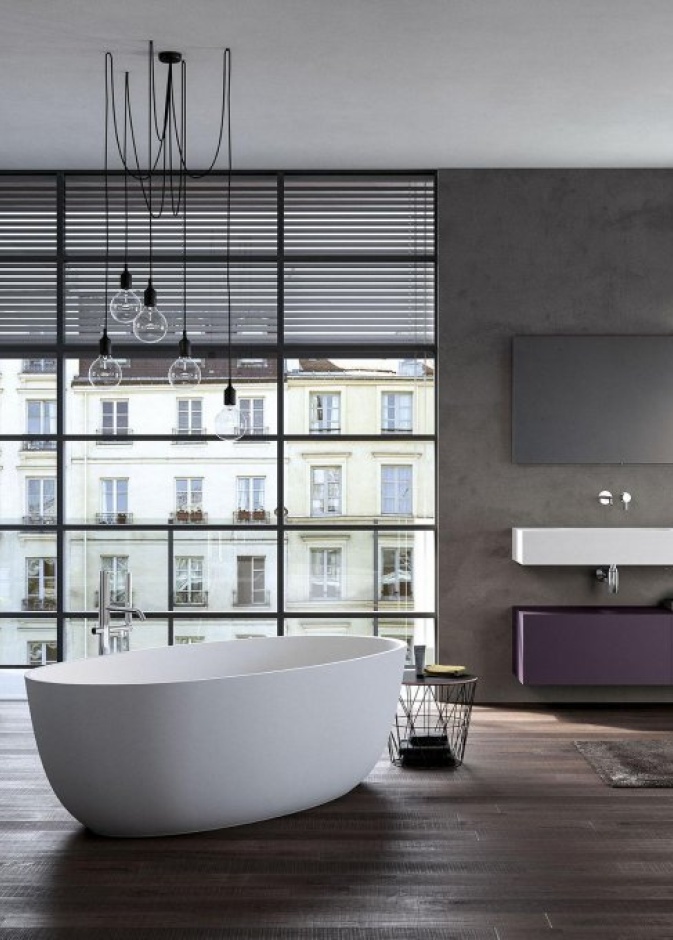 ديكور حمام عصري يتميز بالفخامة