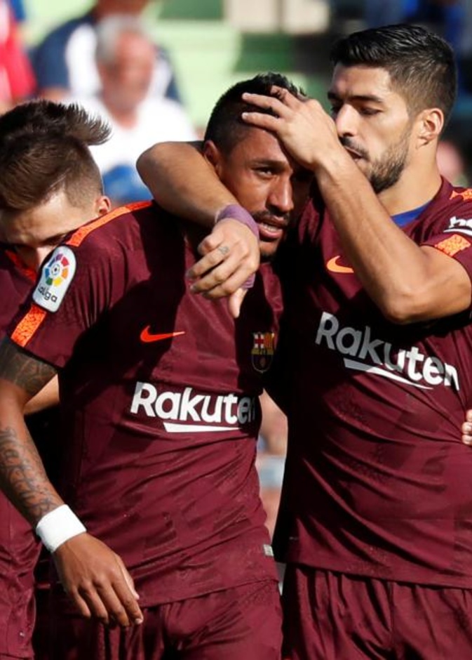 خيتافي فاجئ برشلونة في الشوط الأول