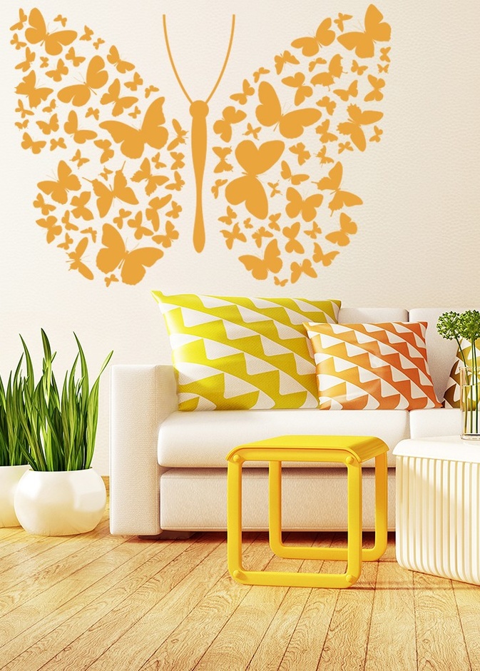 لوحة جدارية تحاكي الطبيعة في ديكور غرفة الطعام