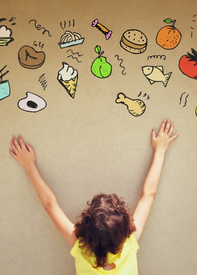 مكونات الهرم الغذائي للاطفال