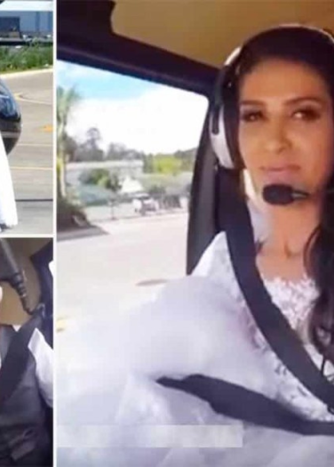 محاولة لشق زي الزفاف للعريس