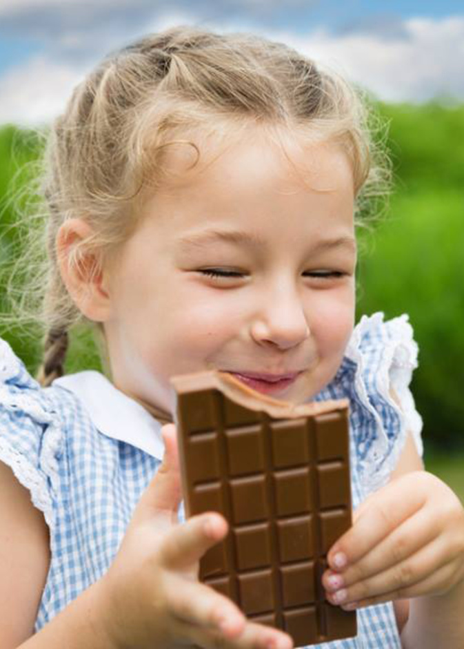 اضرار الشوكولاته علي الاطفال