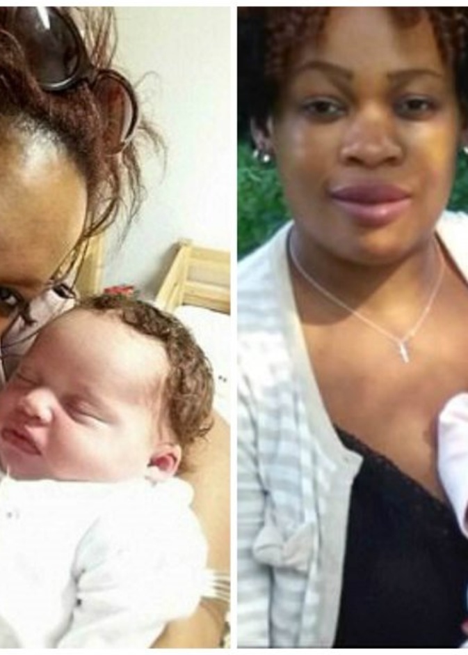 أم سمراء تنجب طفلة بيضاء بعيون زرقاء