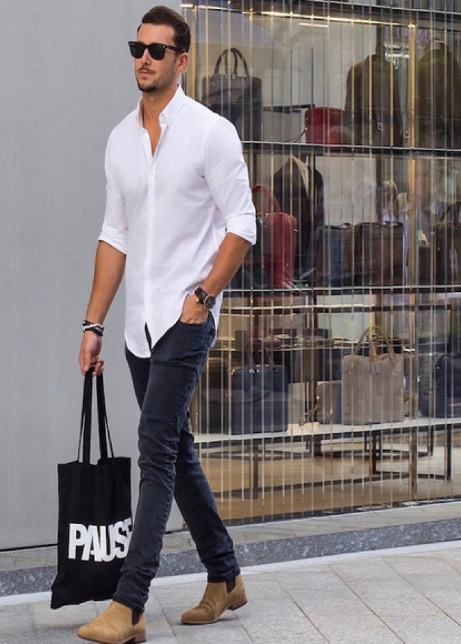 لوك شبابي وكاجوال بالجينز الضيّق الملائم لأصحاب القوام النحيل