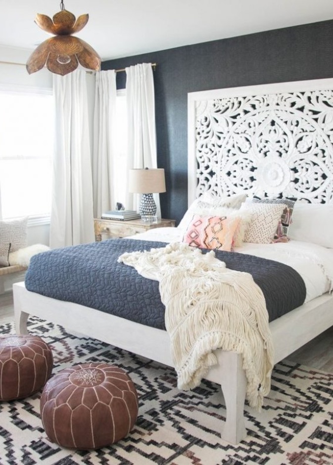 ديكور ملكي لغرفة النوم بأسلوب مغربي